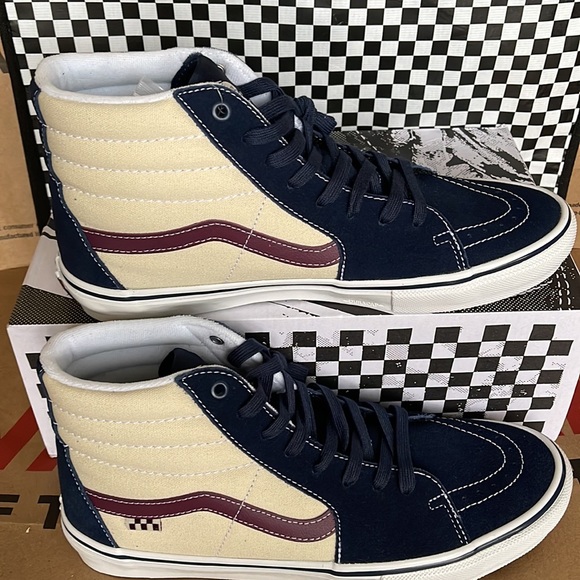 Vans Skate Sk8-Hi Dress Blues/Turtle Dove Men’s sneakers - Picture 2 of 16